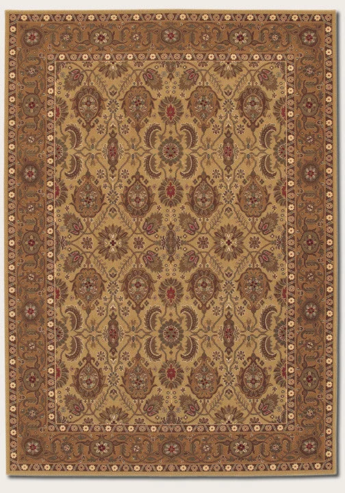 Carpet synthetic-All Over Vase - Hazelnut