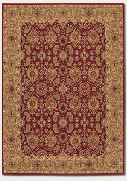 Carpet white-All Over Vase - Persian Red