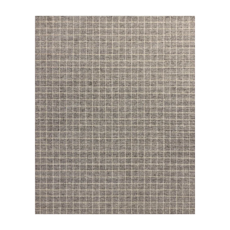 Carpet machine made-Amber Lewis x Loloi Cedar Charcoal / Ivory