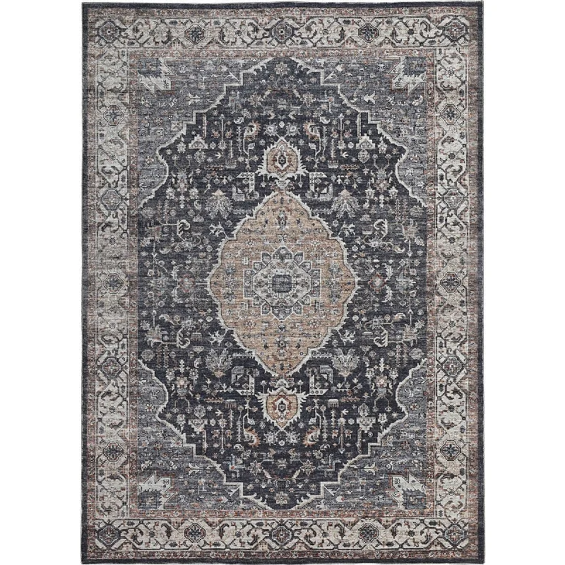 Carpet for dorm-Bazille Washable Rug