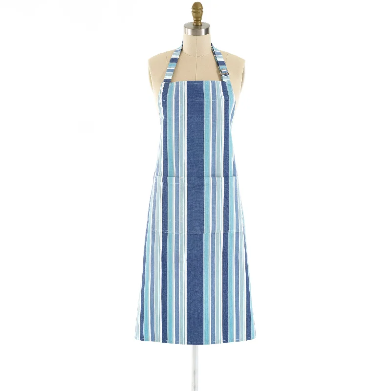 Carpet for tiny home rug-Bluemarine Stripe Apron