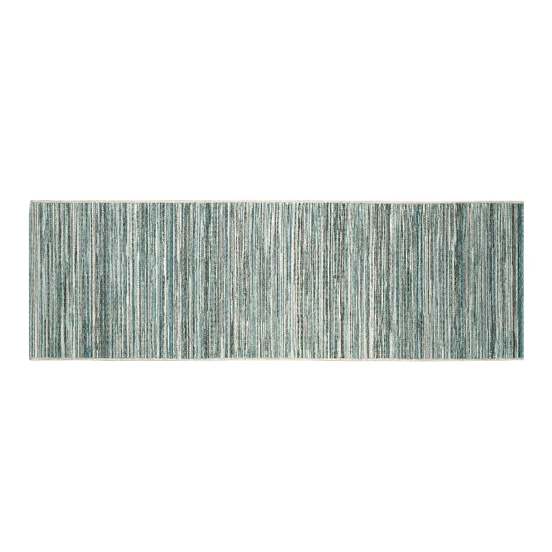 Carpet plush feel-Brighton Runner Rug - 098-0122 5000-99 Teal