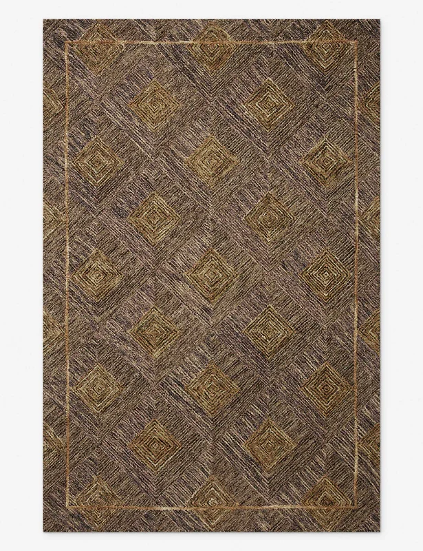 Carpet for meditation rug-Dema Hand-Tufted Wool Rug