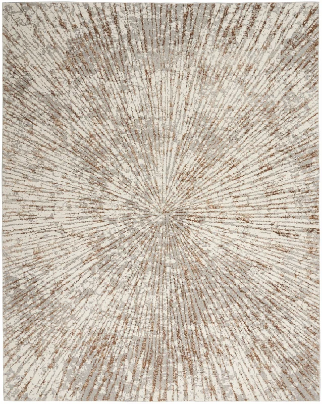 Carpet safe-Inspire Me! Home Décor Metallic MTL01 Grey/Mocha Area Rug