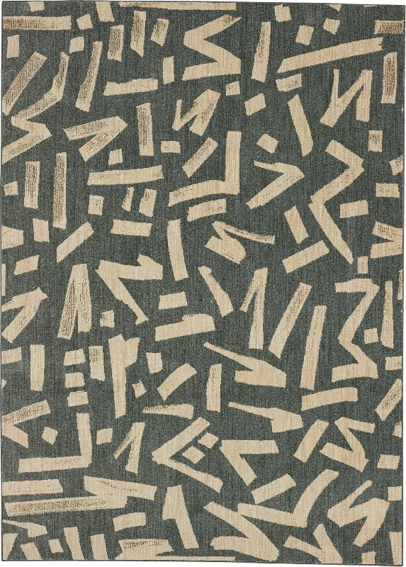 Carpet zebra print-Foundation Arlo Slate by Stacy Garcia Home