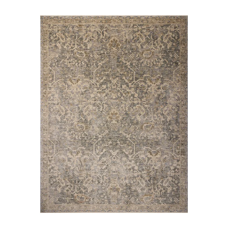 Carpet for heavy duty travel-Magnolia Home by Joanna Gaines x Loloi Junie Blue / Natural