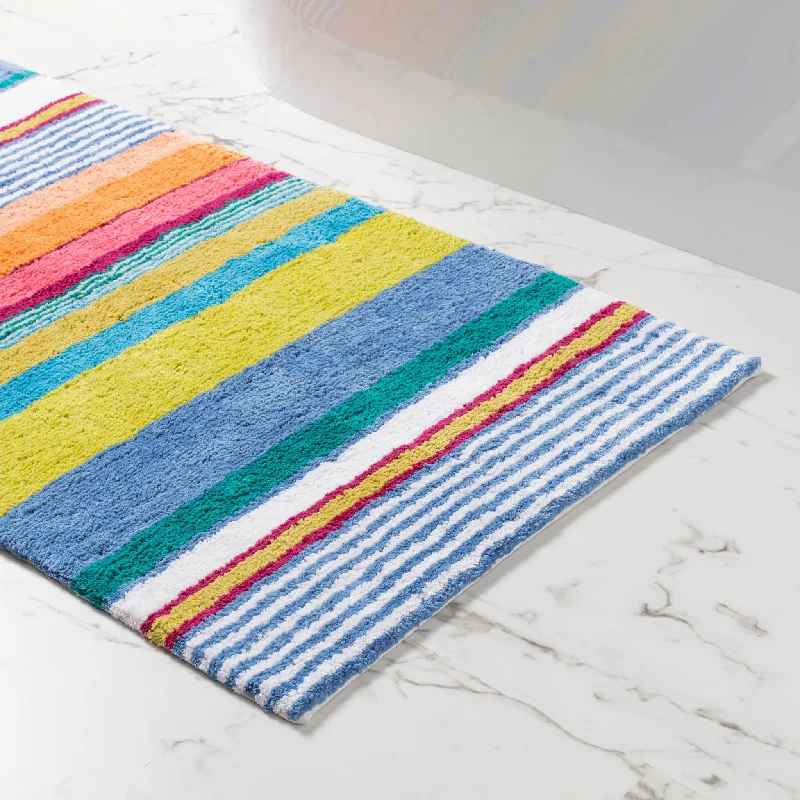 Carpet for outdoor-Mellie Stripe Bath Rug