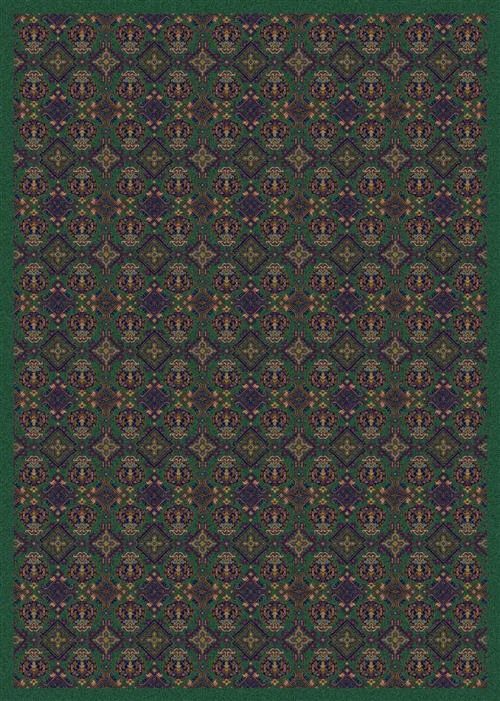 Carpet flat weave-Turkoman-11000 Emerald