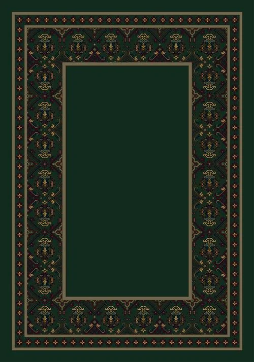 Carpet high pile-Turkoman-11006 Emerald II