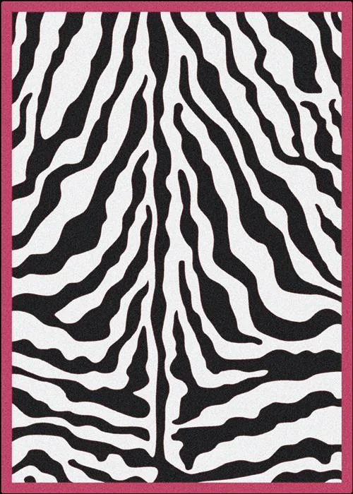 Carpet for natural rug-Zebra Glam-00002 Pink Passion