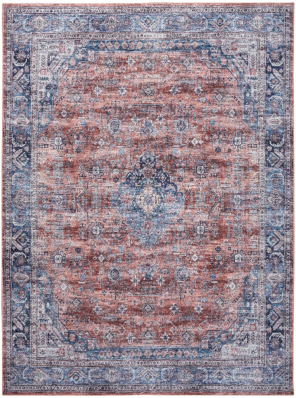 Carpet for new rug-Nourison Grand Washables GRW01 Blue Multicolor Area Rug