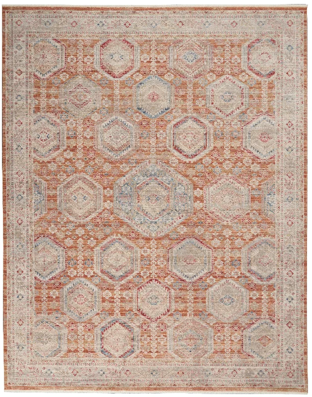 Carpet best brands-Nourison Homestead HMS01 Brick Area Rug