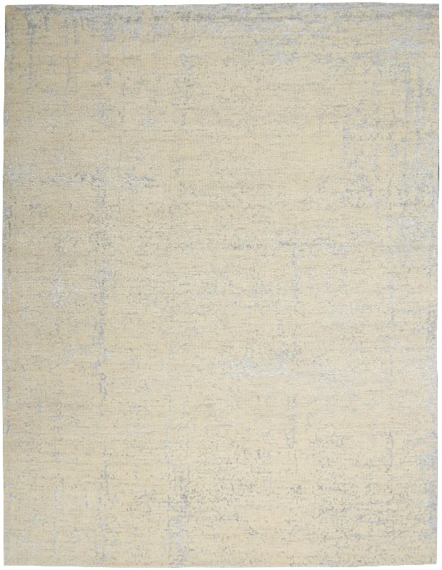 Carpet for foldable rug-Nourison Luna LUN01 Ivory Silver Blue Area Rug