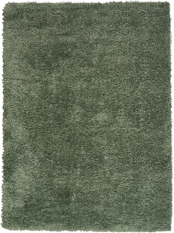 Carpet luxury-Nourison Lush Shag LSS01 Sage Area Rug