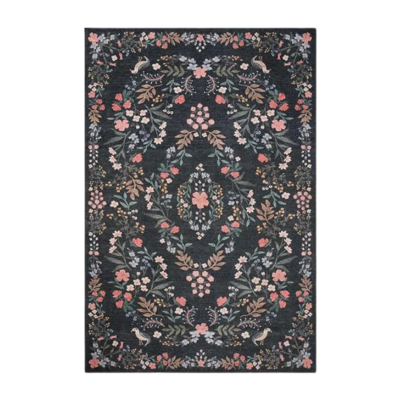 Carpet polka dot-Rifle Paper Co. X Loloi/ Maison Tuileries Black Rug