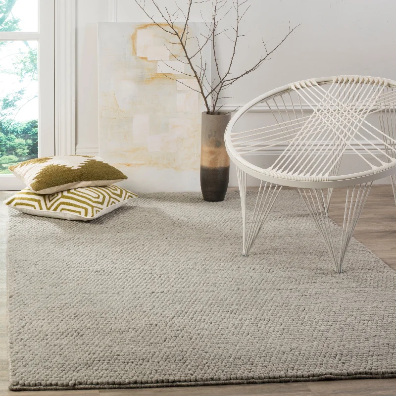 Carpet hypoallergenic-SAFAVIEH Handmade Natura Gonnie Wool Rug