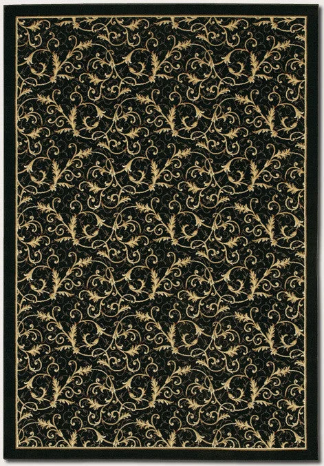 Carpet red-Scroll - Ebony