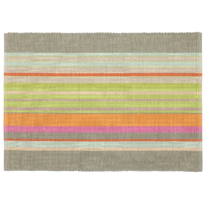 Carpet for table rug-Stone Soup Stripe Placemat Set of 4