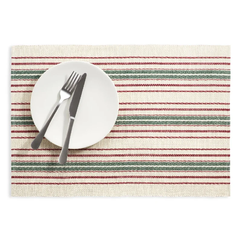 Carpet nylon-Tinsley Stripe Merlot Placemat Set of 4