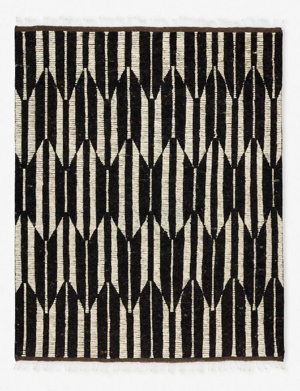 Carpet geometric-Victoire Hand-Knotted Wool Rug