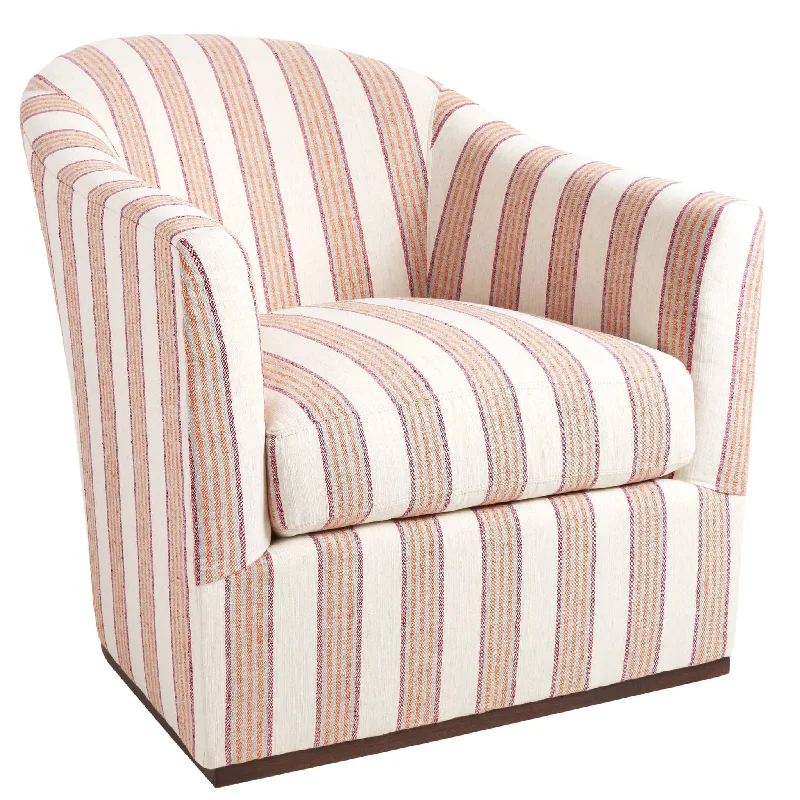 Carpet for bar-Vineyard Stripe Sunset Thunderbird Swivel Chair