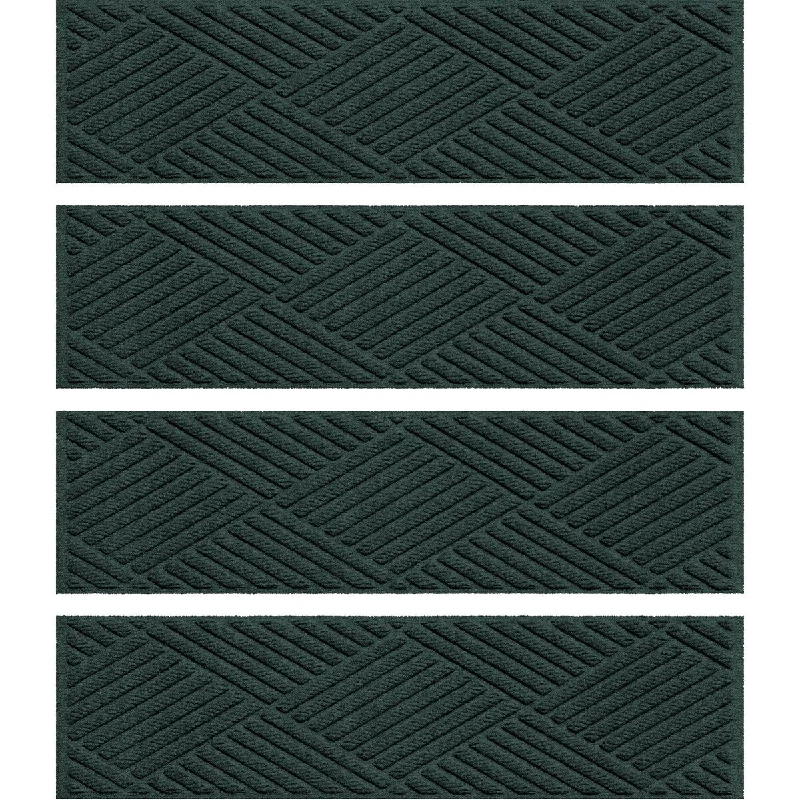 Carpet plaid-WaterHog Diamonds 8.5"x30" Indoor/Outdoor Stair Treads Set/4 - 8.5x30