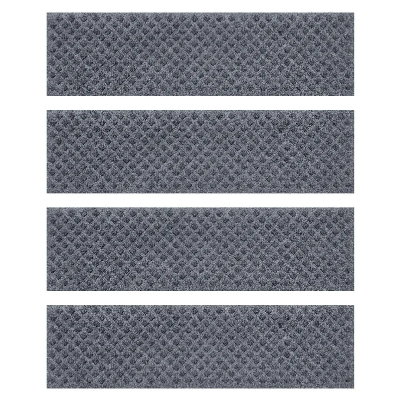 Carpet for walkway-WaterHog Gems 8.5"x30" Indoor/Outdoor Stair Treads Set/4 - 8.5x30