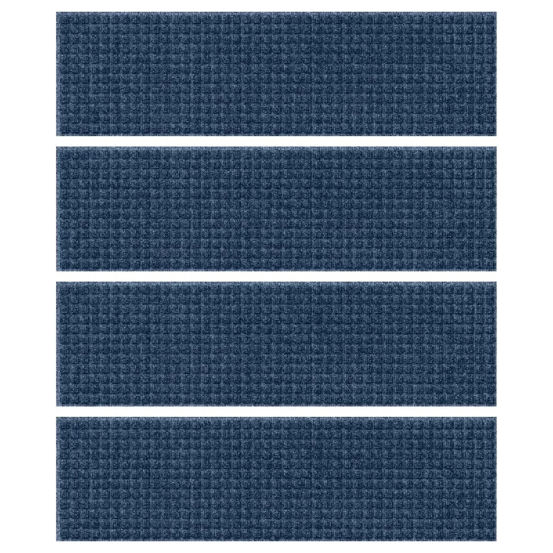 Carpet minimalist-WaterHog Squares 8.5"x30" Indoor/Outdoor Stair Treads Set/4 - 8.5x30