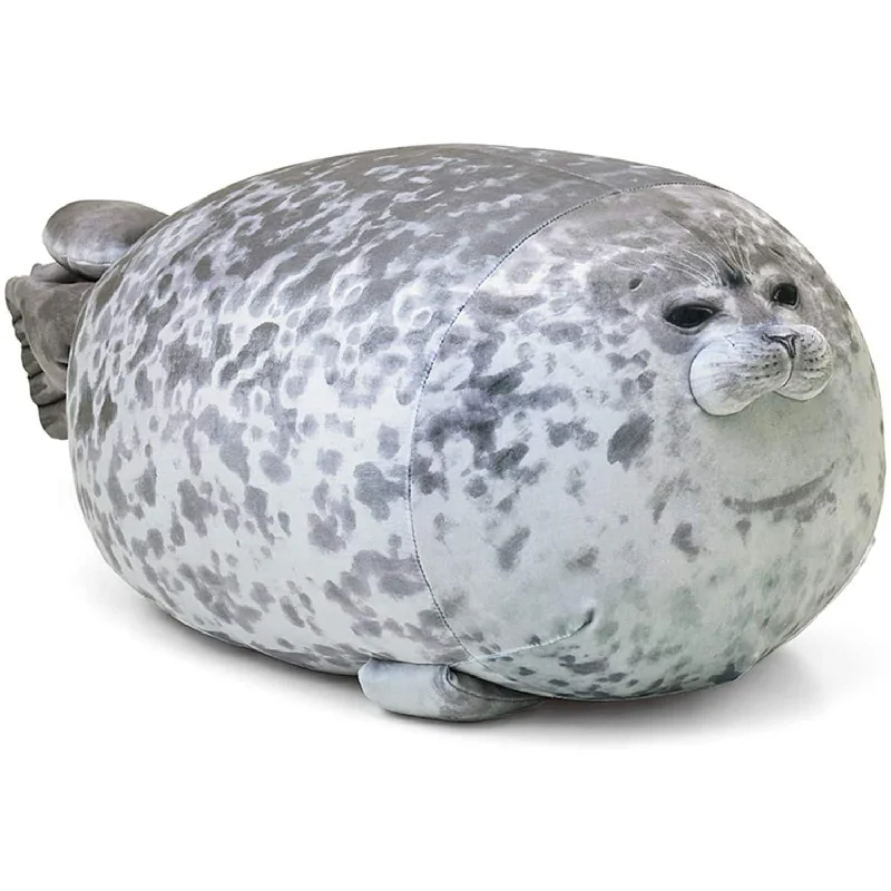 Pillow for everyday comfort-Chubby Blob Seal Pillow,Stuffed Cotton Plush Animal Toy Cute Ocean Large(23