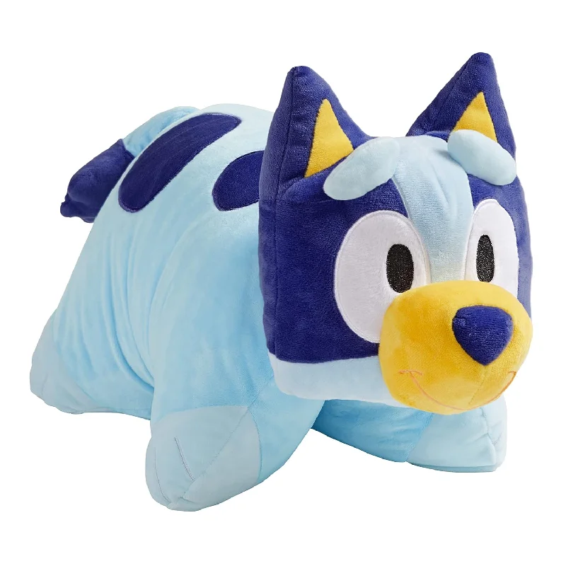 Pillow for hotel relaxation-Pillow Pets Bluey, BBC Studios Stuffed Animal, Plush Toy