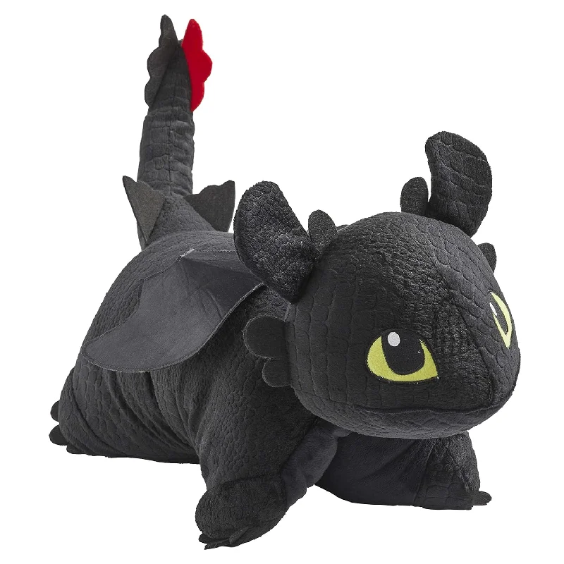 Pillow for teenage sleep-Pillow Pets How to Train Your Dragon Toothless Plush - NBCUniversal 16" Stu