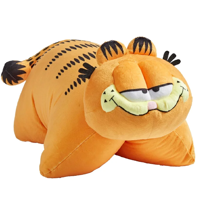 Pillow with allergy-free fabric-Pillow Pets Nickelodeon Garfield - Stuffed Animal Plush Toy