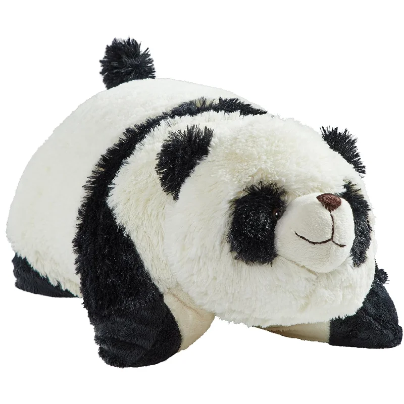 Pillow with dense fabric-Pillow Pets Originals Comfy Panda, 18" Stuffed Animal Plush Toy