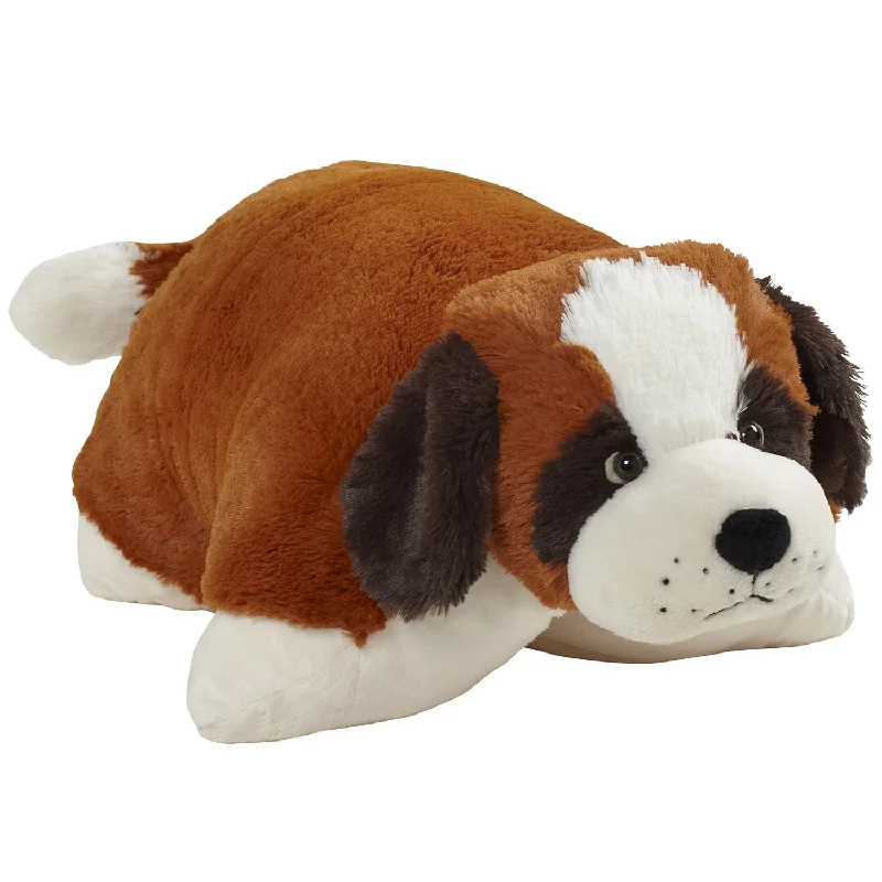 Pillow with natural design-Pillow Pets Originals St. Bernard 18" Stuffed Animal Plush Toy