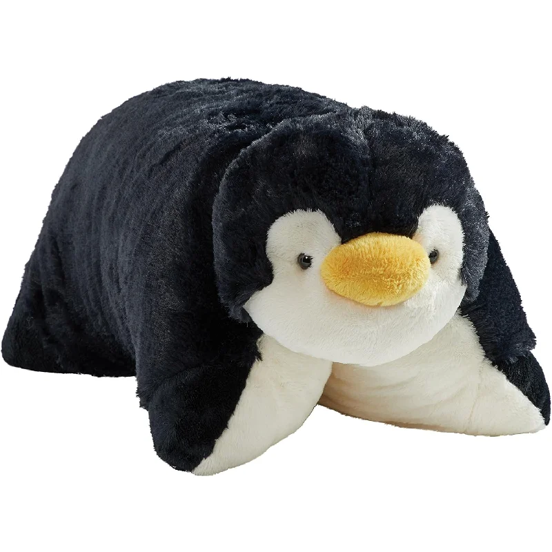 Pillow with lofty design-Pillow Pets Originals Stuffed Animal Plush Toy 18", Playful Penguin, Large