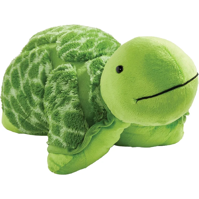 Pillow for nightly sleep-Pillow Pets Originals Teddy Turtle 18" Stuffed Animal Plush Toy