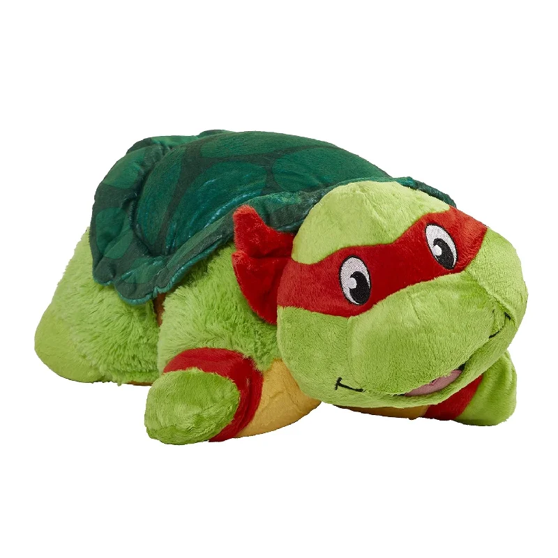 Pillow for hotel sleep-Pillow Pets Raphael Nickelodeon TMNT, 16" Teenage Mutant Ninja Turtles Stuf