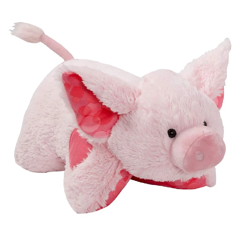 Pillow for luxury comfort-Pillow Pets Sweet Scented Bubble Gum Piggy, Stuffed Animal Pig Plush Toy, P