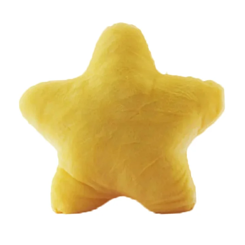 Pillow for cool weather-Star Pillow Plush Yellow, Stuffed Star Shaped Pillow Cute Toy For Kids 15.7