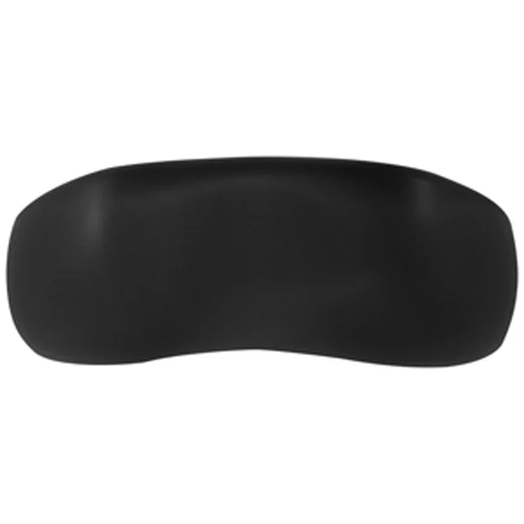 Pillow for travel relaxation-Bath Pillow 12 Inch Black Gel Cushion