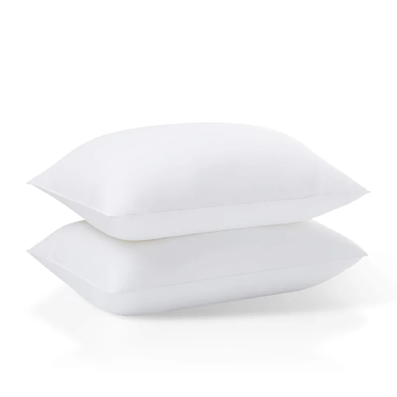 Pillow for back alignment-Basic Bed Pillow Soft Rest Cushion Stuffer For Sleeping, Standard, White 2 Cou