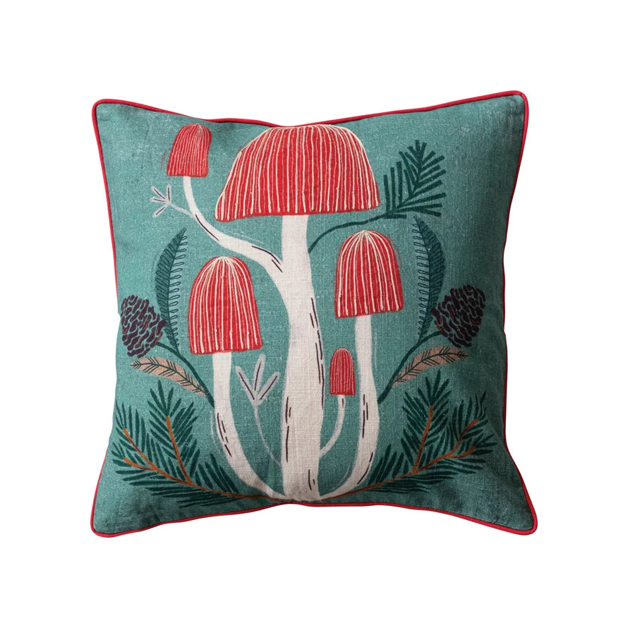 Pillow for home sleep-Creative Co-op - Mushroom Pillow