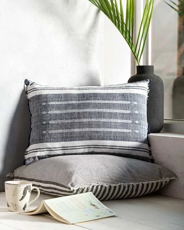 Pillow with bamboo design-Diamond Pillow Cover