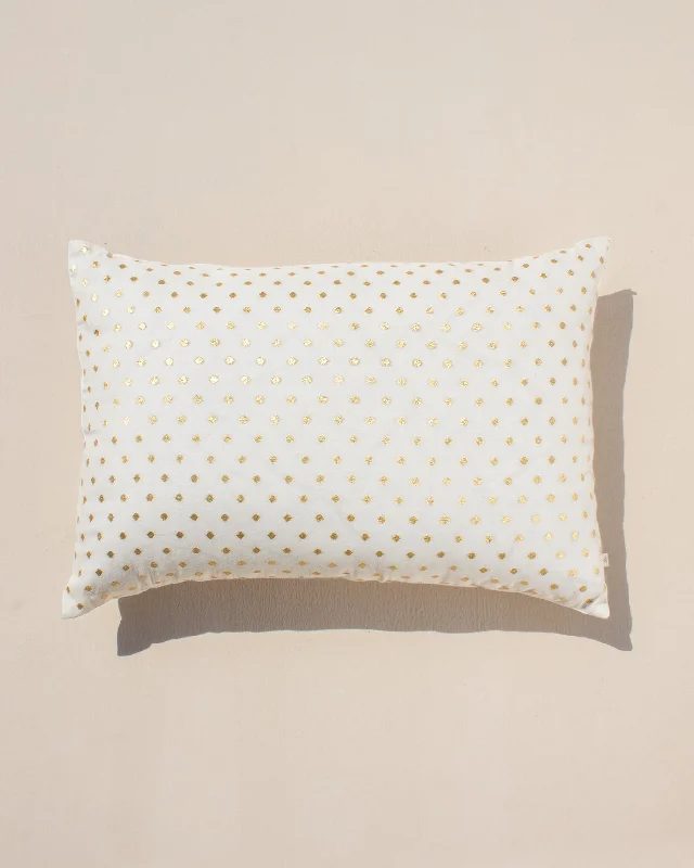 Pillow with allergy-free finish-Dot Lumbar Pillow Cover