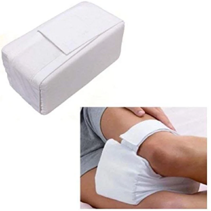 Pillow with cotton fabric-Knee Pillow Cotton Cover Knee Ease Pillow Cushion Aid Back Leg Pain Support Ma