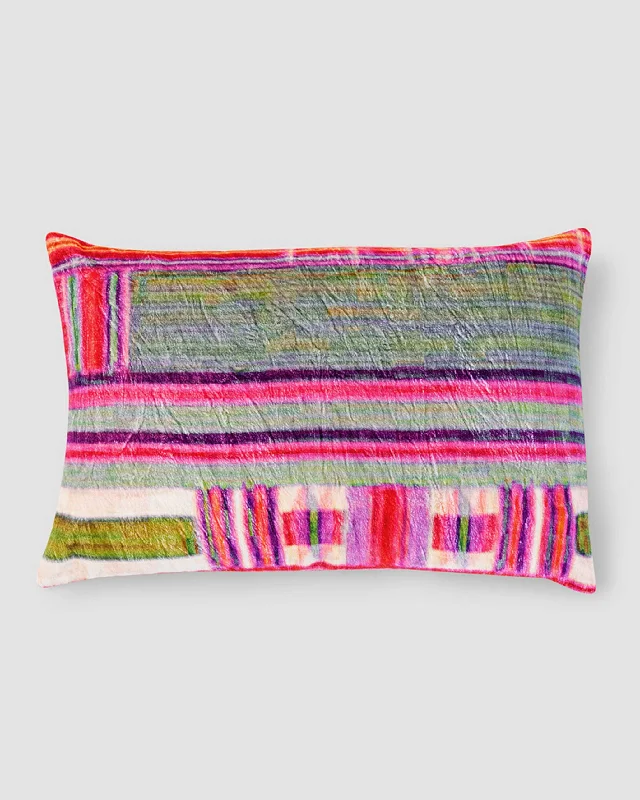 Pillow with cozy finish-Kumasi Stripe Pillow Cover