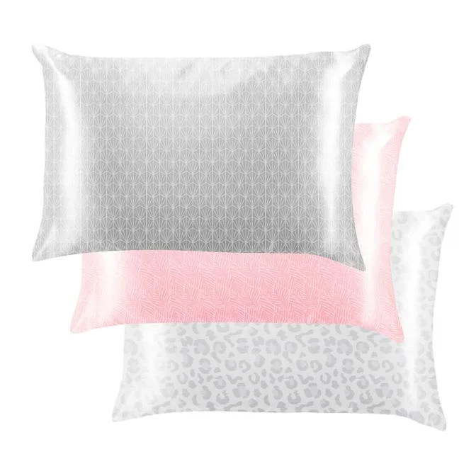 Pillow with light texture-Lemon Lavender - Bye Bye Bedhead Silky Satin Pillowcase