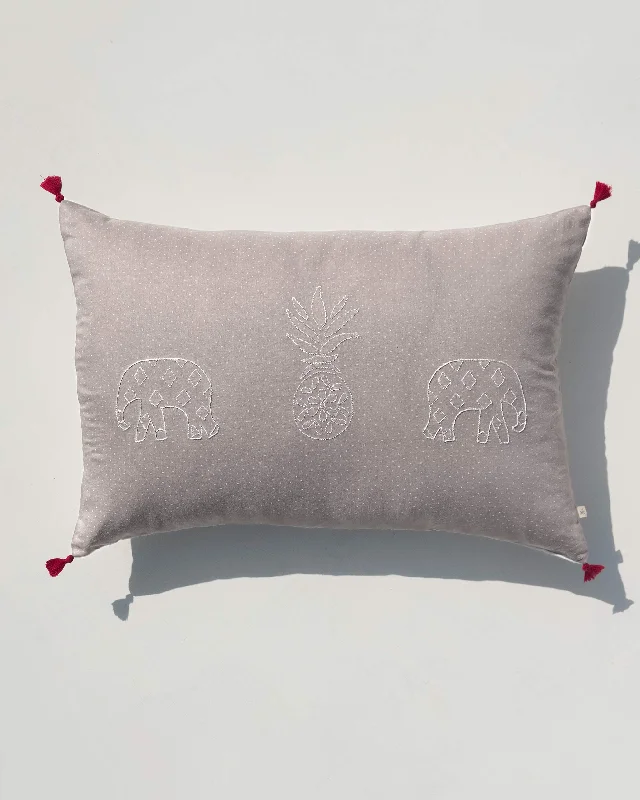 Pillow for cervical relaxation-Pineapple Pillow Cover - Grey