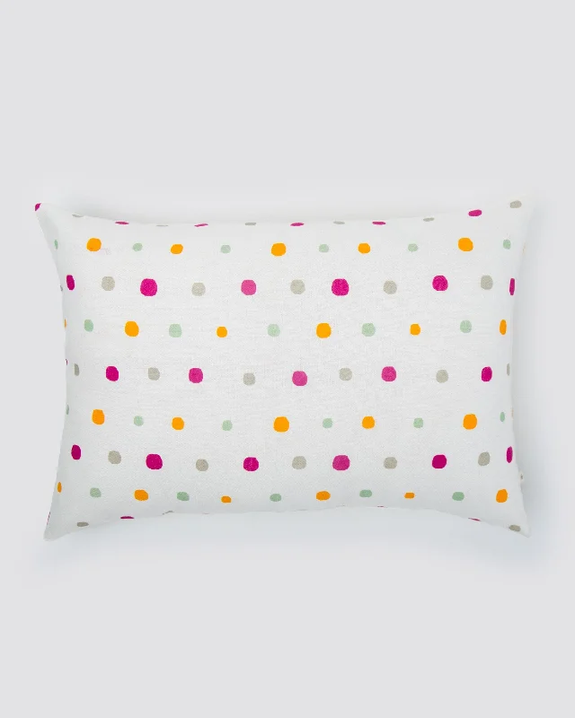 Pillow with solid texture-Polka Pillow Cover