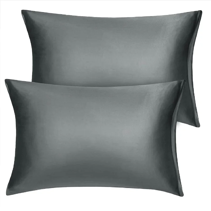 Pillow for daily use-Queen Satin Pillowcase With Zipper, Super Soft And Luxury, Silky Pillow Cases